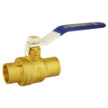 fully welded forged brass pipeline ball valves with lead free (sweat*sweat) lower price